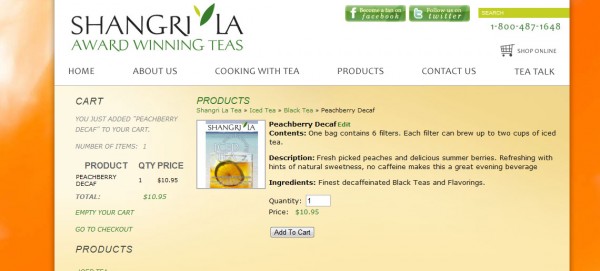 shangri-la tea website