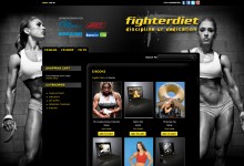 fighterdiet ecommerce website