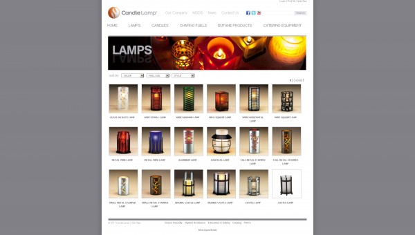 candlelamp wp ecommerce screenshot