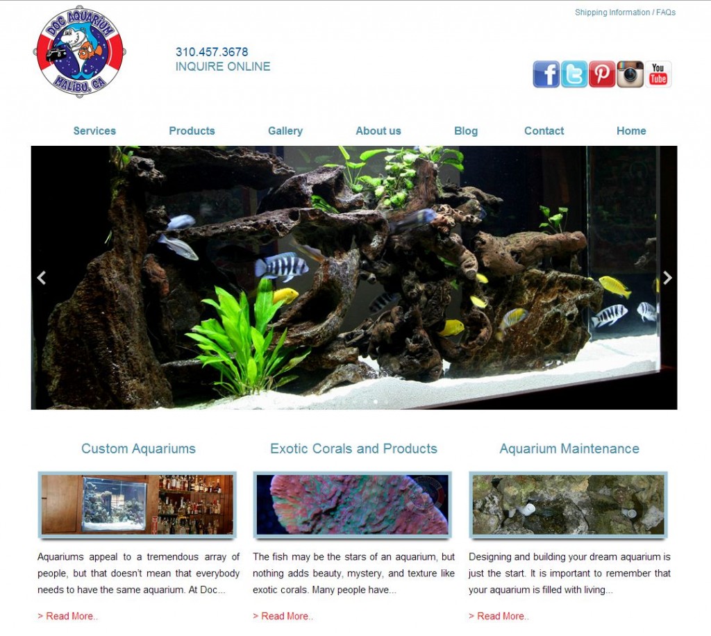 doc aquarium website