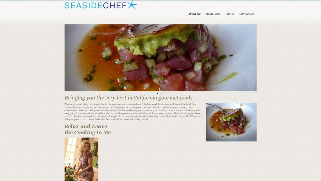 malibu seaside chef website