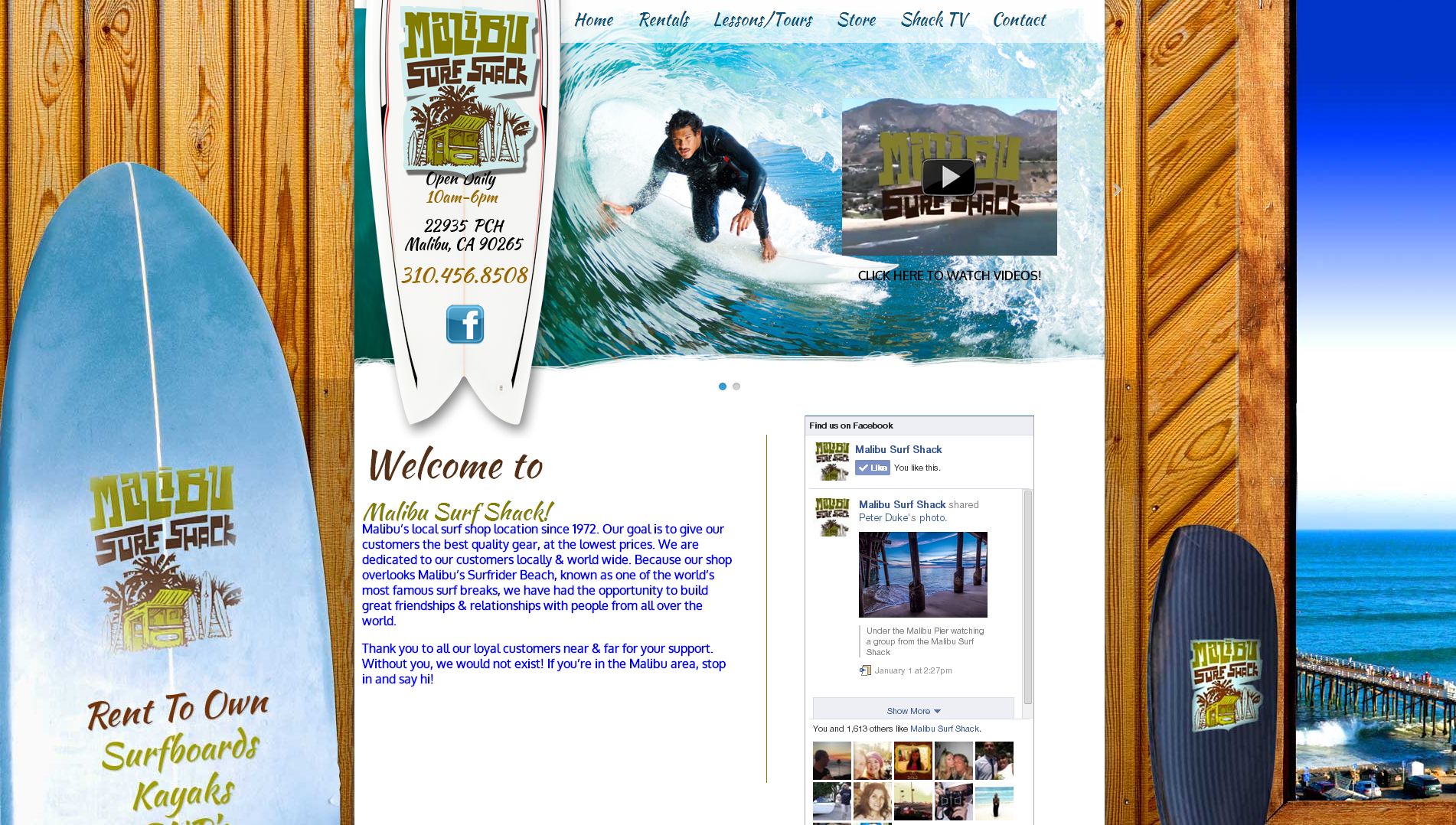 malibu surf shack