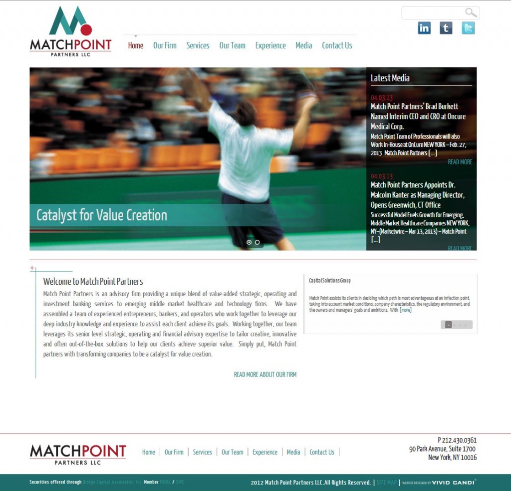 match point partners website