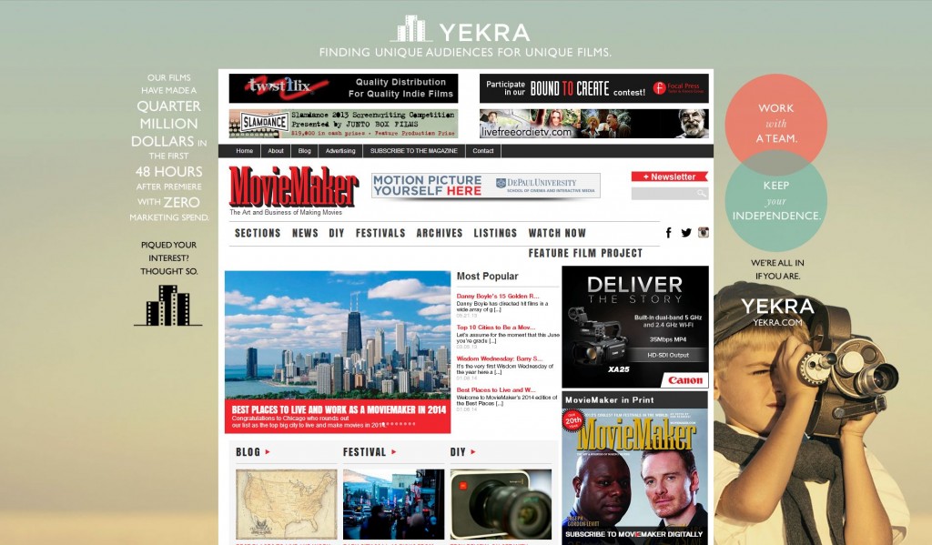 movie maker magazine website