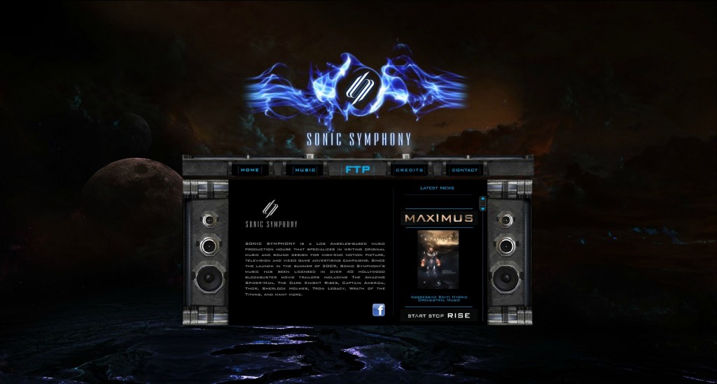 sonic symphony website