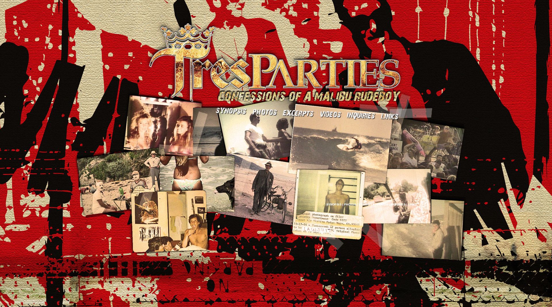 tres parties website matt rapf