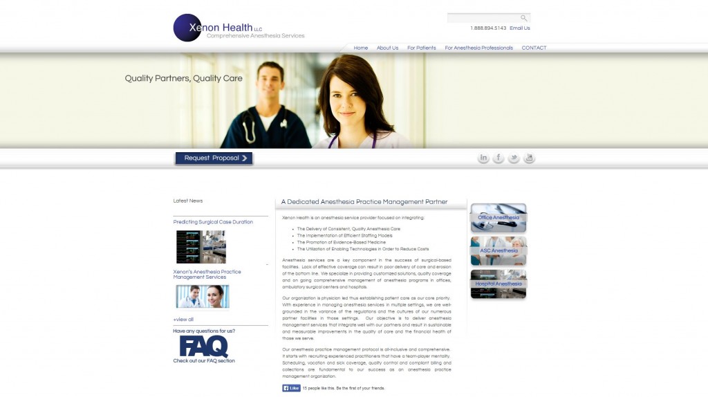 Xenon Health Website
