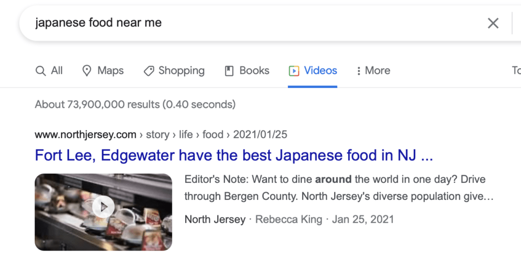 Japanese restaurant marketing agency